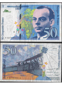 FRANCIA 50 Francs 1999 q/BB Soggetto Piccolo principe